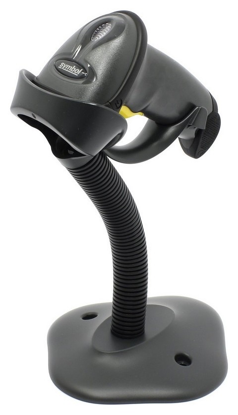 Сканер штрих-кодов Zebra Ls2208 (Ls2208-sr20007r-ur)провод.,с подстав.,черн Zebra