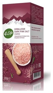 Соль гималайская 4life розовая крупная, 500г 4Life