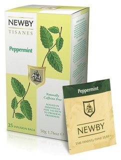 Чай Newby мята перечная травяной 25 пакетиков Newby