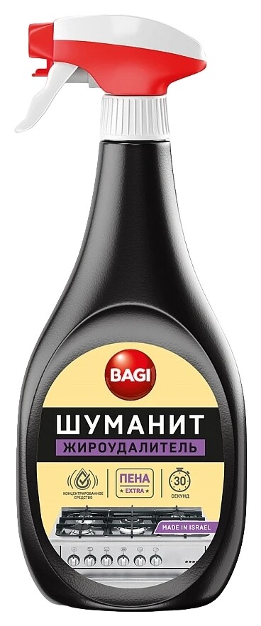 Средство для чистки плит Шуманит Extra пена Bagi