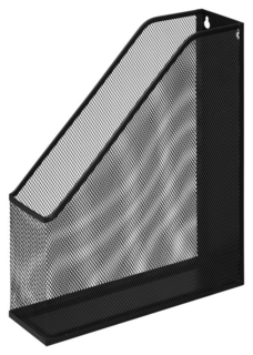 Вертикальный накопитель Attache для бумаг металл сетка, ширина 72мм чёрный Attache