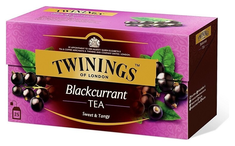 Чай Twinings Blackcurrant Tea черный, 25 пакетиков  Twinings