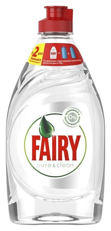 

Средство для мытья посуды Fairy Pure & Clean 450мл без отдушки