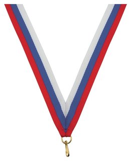 Лента для медалей 22 мм цвет триколор Ln5h 