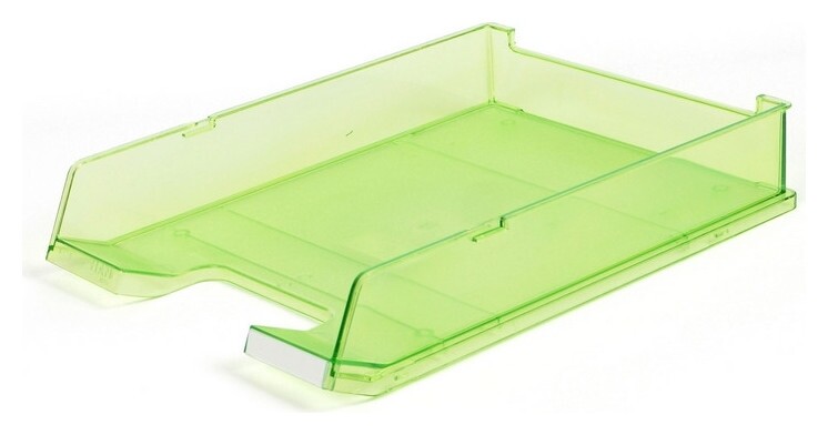 Лоток для бумаг HAN с инд.окном прозр.зеленый 1020/27  Han
