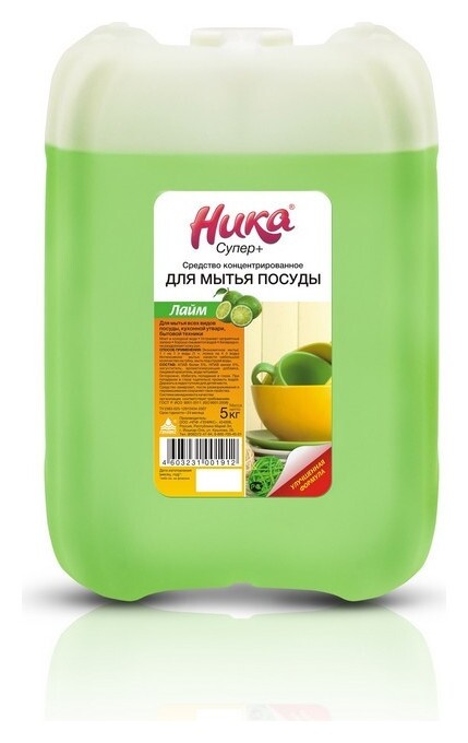Профхим для посуды конц. для ручного мытья ника/супер плюс, 5кг Ника