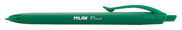 Ручка шариковая Milan P1 Touch, 1,0мм, зеленый, 176513925