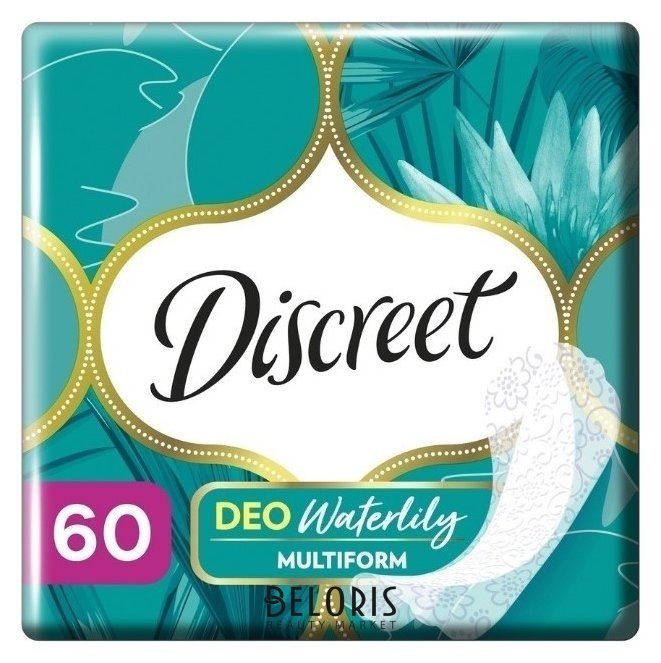 Прокладки женские ежедневные Водная лилия Water Lily Multiform Discreet