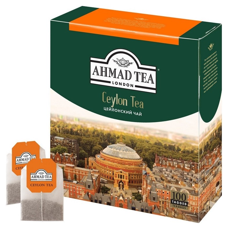 

Чай Ahmad Tea цейлонский черный 100пакx2г 163i-08