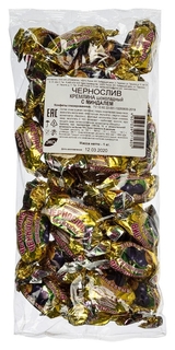 Конфеты кремлина чернослив в шоколаде с миндалем, 1кг Кремлина