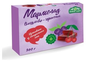 Мармелад вишнево-черничный Белёвские сладости
