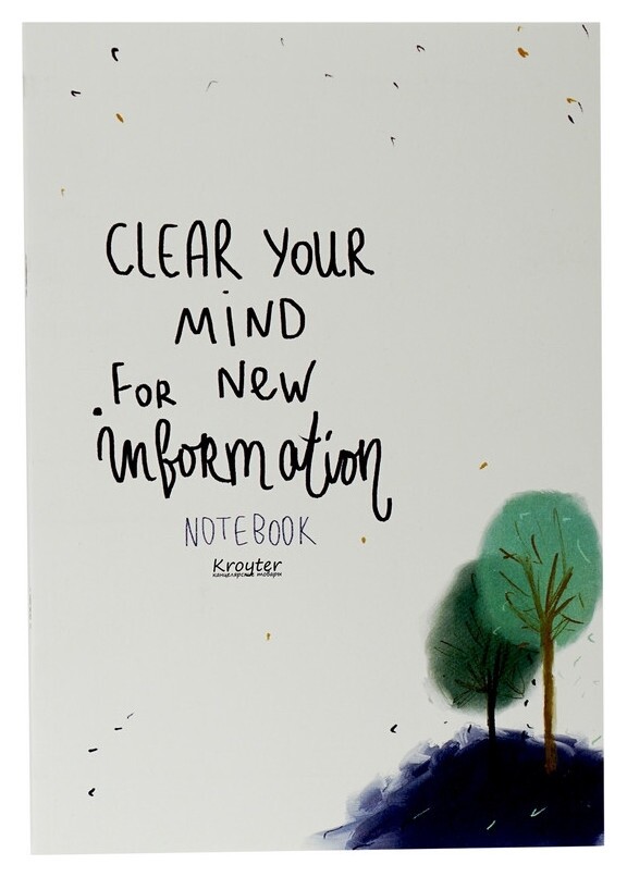 Тетрадь общая Kroyter а4,48л,клетка,скреп,обл.карт,блок 65г.школа 00100  Kroyter
