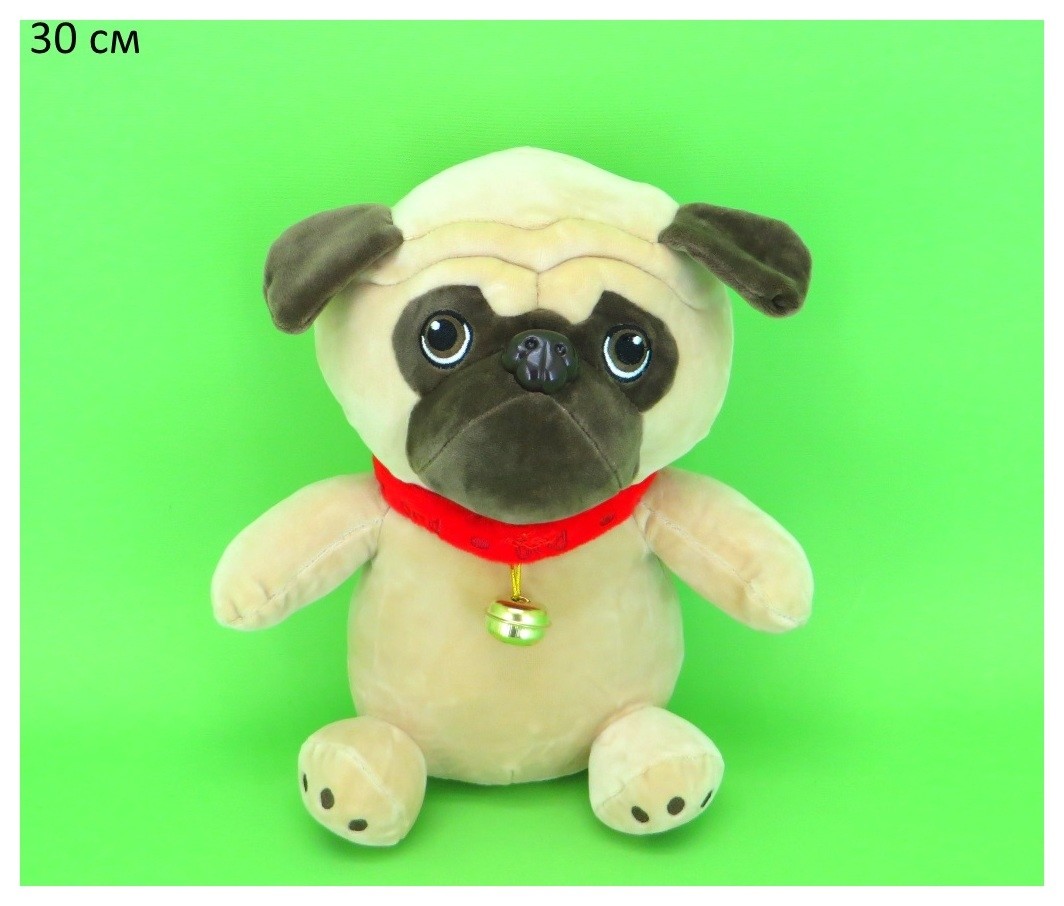 

Собака Мопс большой 30 см