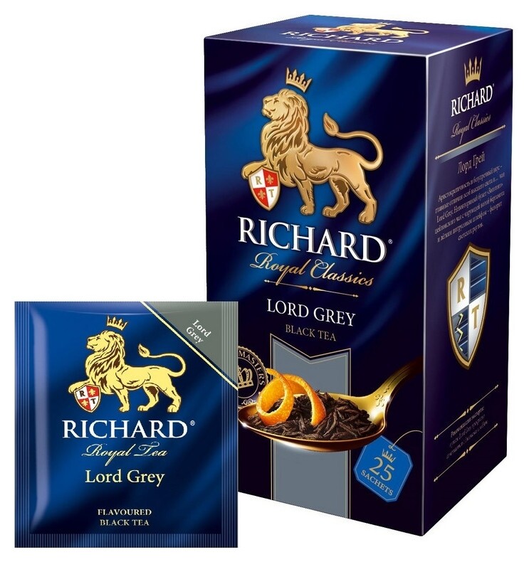 Чай Richard Lord Grey чёрн.аромат. 25x2 сашет Richard