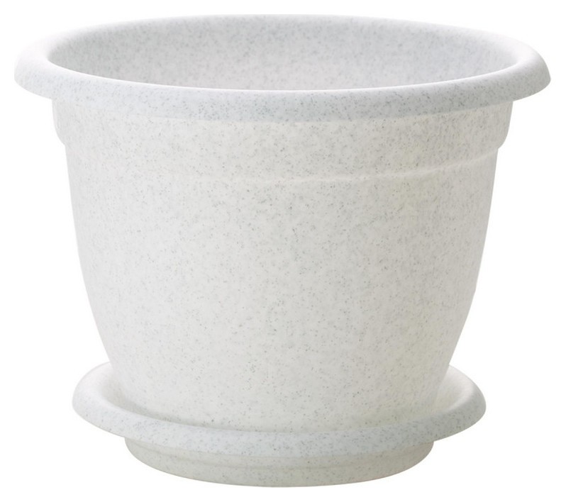 

Горшок для цветов борнео D 430 Mm с подставкой №8 мраморный Ing42043fмр, Белый