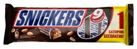 Шоколадный батончик Snickers, 9штx40г Snickers