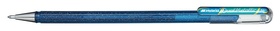 Ручка гелевая Pentel Hibrid Dual Metallic 0,55мм хамелеон синий+зеленый Pentel