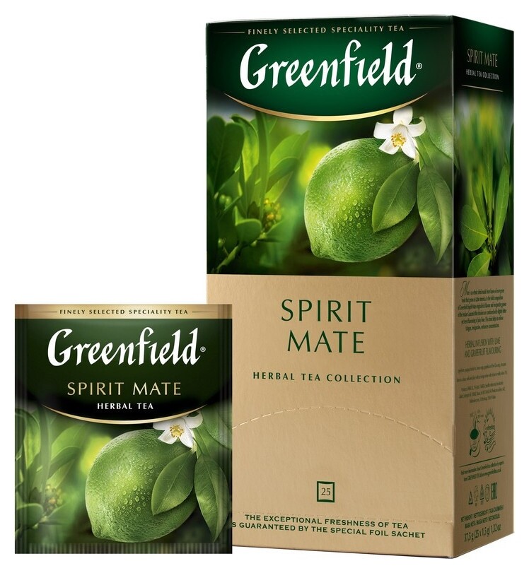 Чай Greenfield Spirit Mate травян, 25пак Greenfield
