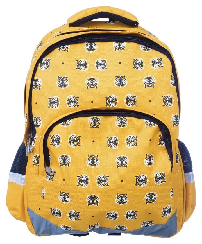 

Рюкзак школьный №1school Tigers желтый