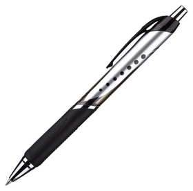 Ручка гелевая Attache Selection Galaxy,черный корпус,цвет чернил-черный Attache