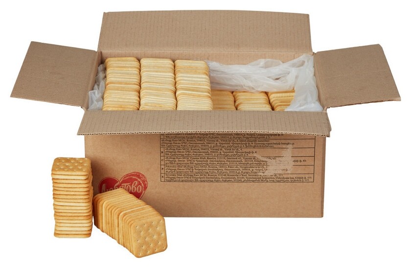 Печенье крекер янтарный с солью 5,5 кг  Любятово