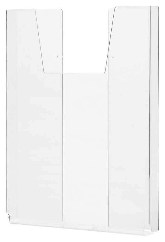 Карман настенный Attache А3 объемный 1 отделение вертикальный акрил  Attache