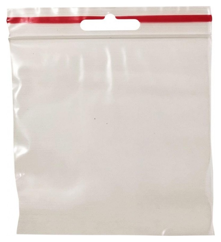 

Пакет с замком (Zip Lock) с европодвесом 10 х 10 см, 60 мкм, 100 шт/уп, Прозрачный