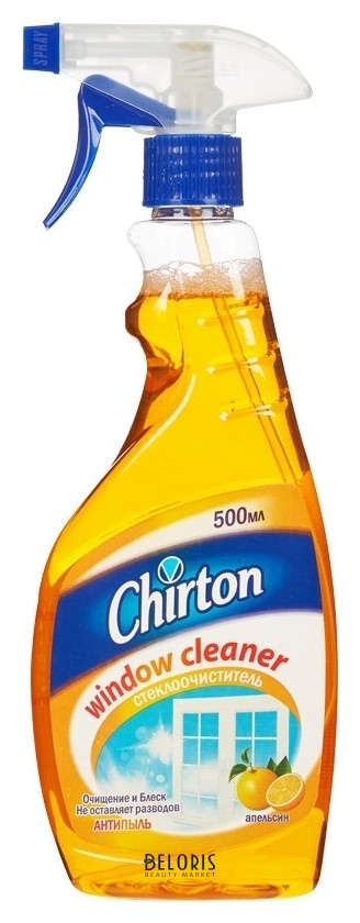 Средство для стекол Chirton и для др.поверхностей с курком 500мл Chirton
