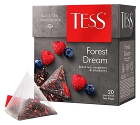 Чай Tess Forest Dream черный пирамидки 20шт Tess