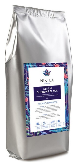 Чай Niktea Assam Supreme Black черн.байховый, 250г  Niktea