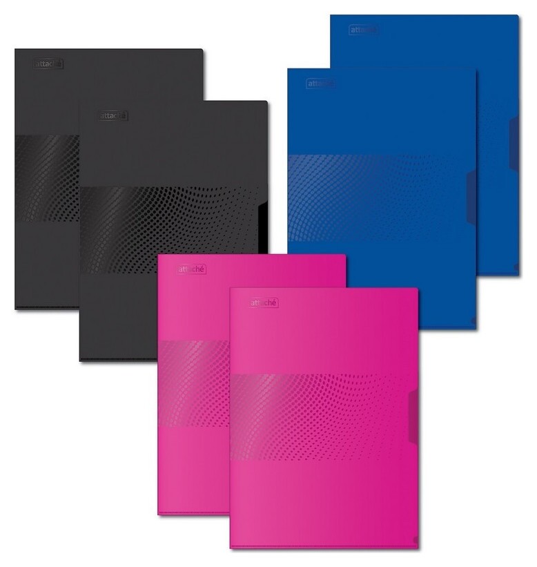 Папка уголок А4, 180мкм, Attache Digital 6 шт.уп.  Attache