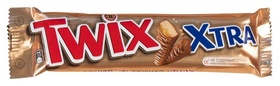Шоколадный батончик Twix Xtra, 82г Twix