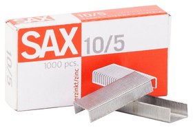Скобы для степлера N10/5 SAX оцинкованные (2-20 лист.) 1000 шт вупаковке Sax