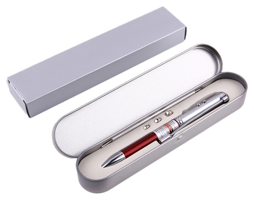 Указка лазерная светодиод+ кр.лазер+ручка +кпк+детектор купюр Rp-36  