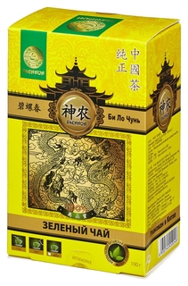 Чай Shennun билочунь зеленый, спираль, 100 г. 13065 Shennun