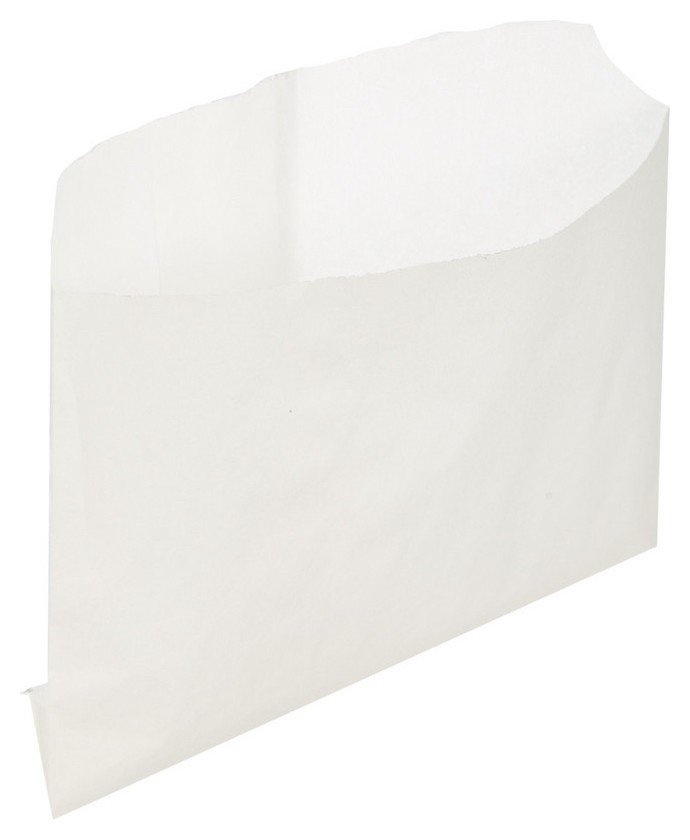 Пакет бумажный крафт белый 115x100мм, (ECO BAG FRY) 3000шт/уп