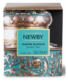 Чай зеленый Newby цветок жасмина, 100г Newby