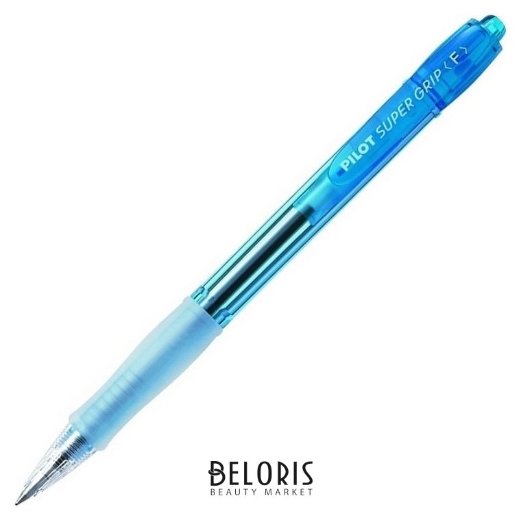 Ручка шариковая Bpgp-10n-f L Super Grip Neon корпус синего цвета Pilot