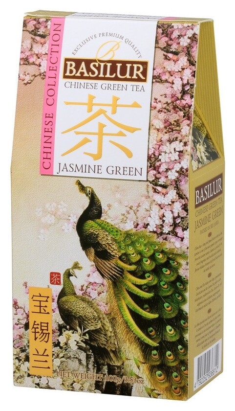 Чай Basilur китайский чай зеленый с жасмином, 100 г 71798  Basilur