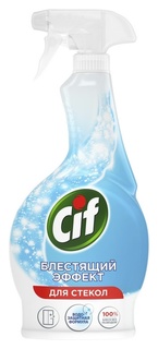 Средство для стекол чистящее CIF легкость чистоты 500 мл Cif