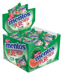 Жевательная резинка Mentos Pure Fruit арбуз, моно 100 шт/уп Mentos