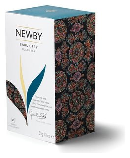 Чай Newby Эрл грей черный 25 пакетиков Newby
