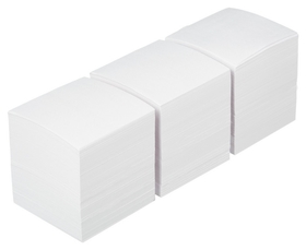 Блок-кубик Attache запасной 9х9х9 белый блок, 3штуки/спайка Attache