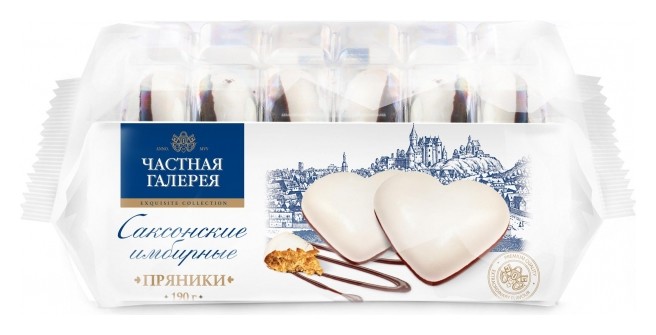 

Пряники частная галерея саксонские имбирные, 190г