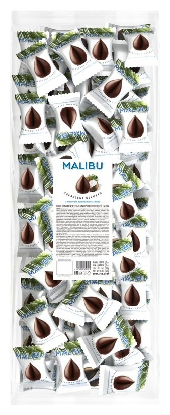 

Конфеты Malibu в шоколадной глазури, 1кг