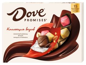 Шоколад Dove Promises молочный шоколад, 118г Dove Chocolate