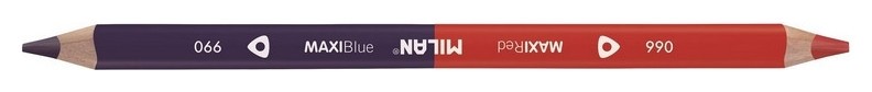 

Карандаши цветные 2цв 3-гран Milan Maxi HB син.+красн., 702612