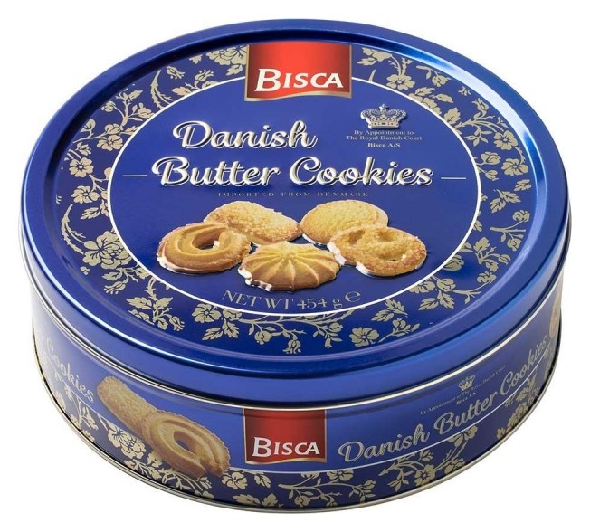 Печенье Bisca Butter Cookies 26% сливочного масла 454г Bisca