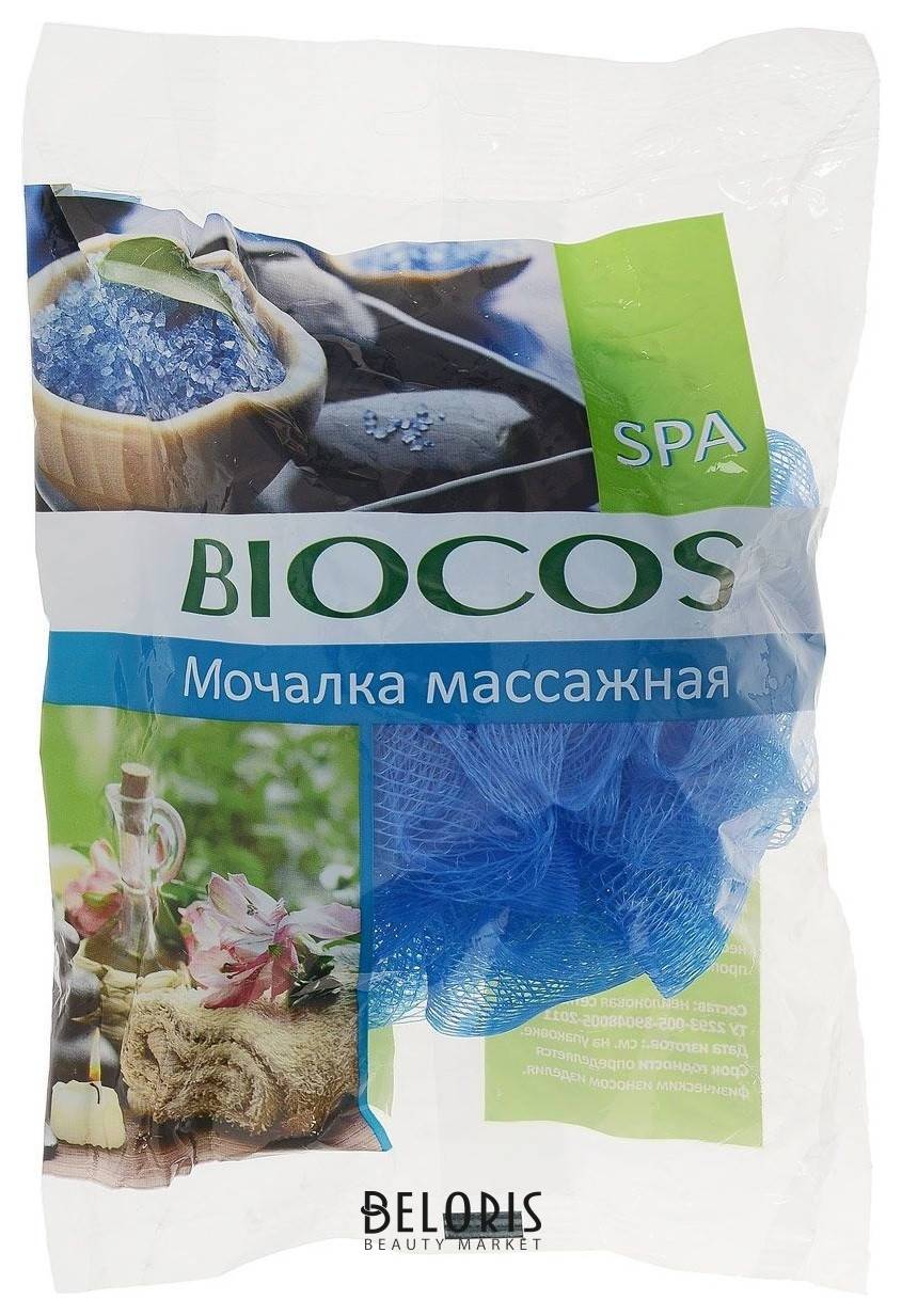Мочалка банная spa, цвет случайный BioCos