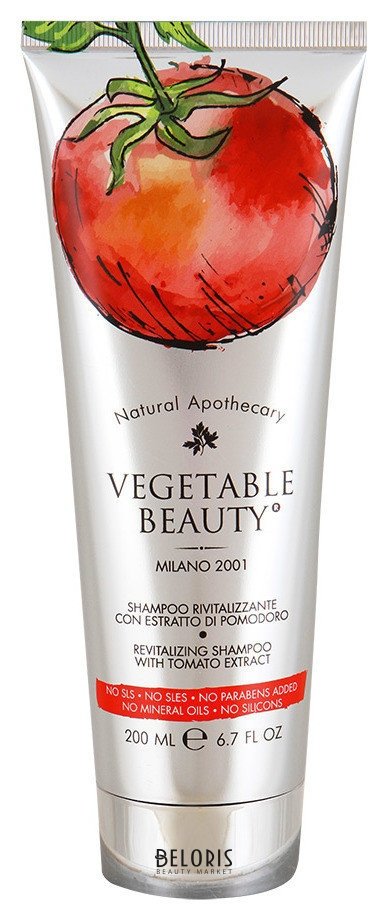 Ревитализирующий шампунь с экстрактом помидора Vegetable Beauty